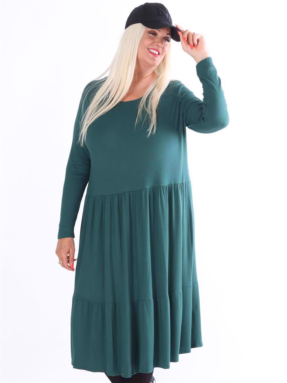 Aika - Lång klänning i stretchigt mjukt tyg